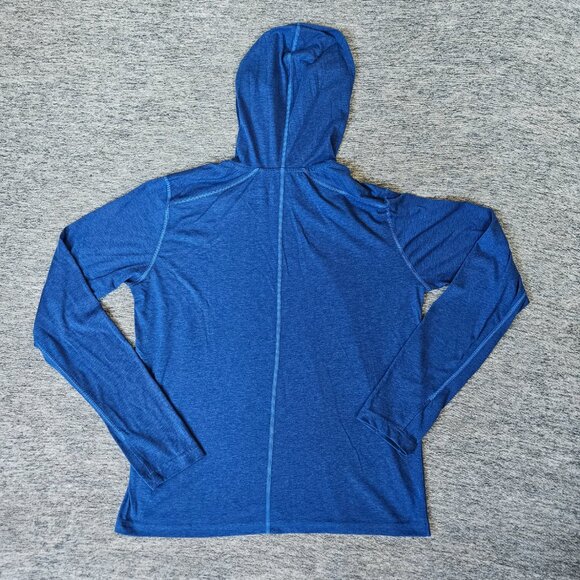 Stio Hoodie Shirt Jersey Blue Performance Stretch Hiking Pullover Womens Large - Picture 2 of 12